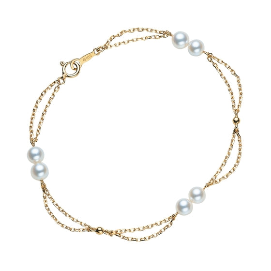 Mikimoto Black Pearl Strand Bracelet MDS09507BRXWV001 - Osborne's Jewelers